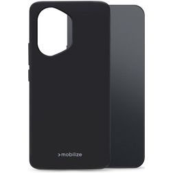 Mobilize Rubber Gelly HONOR 600 Hoesje Flexibel TPU Backcover - Zwart