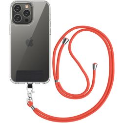 Mobigear Nylon Lanyard Universeel Telefoonkoord Verstelbaar - Oranje