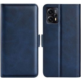 Mobigear Slim Magnet Motorola Moto E13 Hoesje Bookcase Portemonnee - Donkerblauw