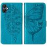 Mobigear Butterfly Samsung Galaxy A05 Hoesje Bookcase Portemonnee - Blauw
