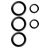 PanzerGlass Hoops Samsung Galaxy S26 Ultra Glazen Camera Lens Protector - Case Friendly - Zwart