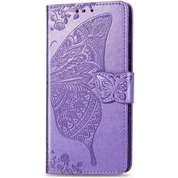 Mobigear Butterfly iPhone 11 Hoesje Bookcase Portemonnee - Paars