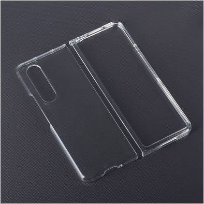 Mobigear Crystal Doorzichtig Samsung Galaxy Z Fold 3 Hoesje Hardcase Backcover - Transparant