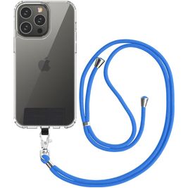 Mobigear Lanyard Universeel Telefoonkoord Verstelbaar - Blauw