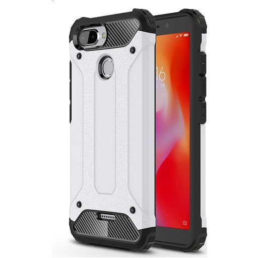 Mobigear Outdoor Xiaomi Redmi 6 Hoesje Hardcase Backcover Shockproof - Wit