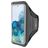 Mobiparts Comfort Fit Telefoonhouder Hardlopen Samsung Galaxy S20 Sport Hoesje Neopreen Sportarmband - Zwart