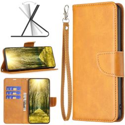 Mobigear Excellent Motorola Moto E32 Hoesje Bookcase Portemonnee - Cognac