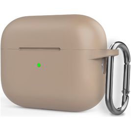 Mobigear Classic Apple AirPods Pro 2 Hoesje Flexibel Siliconen - Sand Pink