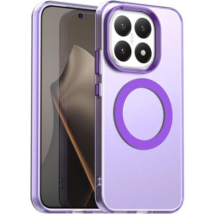 Mobigear Shockproof Xiaomi 15T MagSafe Hoesje Hardcase Backcover - Paars