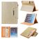 Mobigear Luxury iPad 7 (2019) Hoes Bookcase + Stylus Houder - Goud