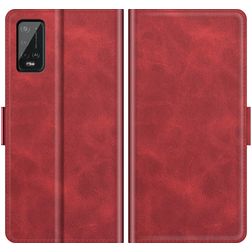 Mobigear Slim Magnet Wiko Power U20 Hoesje Bookcase Portemonnee - Rood