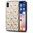 Mobigear Design iPhone XS Max Hoesje Flexibel TPU Backcover - Bloemen