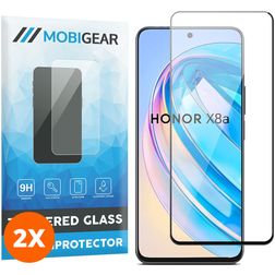 Mobigear Premium HONOR X8A Glazen Screenprotector - Case Friendly (2-Pack)