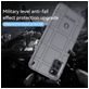 Mobigear Rugged Shield Motorola Moto G22 Hoesje Flexibel TPU Backcover Shockproof - Grijs