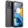 Mobigear Groove Motorola Moto E32 Hoesje Flexibel TPU Backcover - Zwart