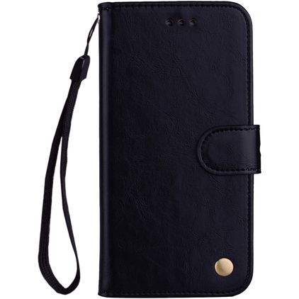 Mobigear Wallet Samsung Galaxy A50 Hoesje Bookcase Portemonnee - Zwart