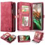 Caseme 008 Samsung Galaxy Note 10 Plus Hoesje Uitneembare 2in1 Bookcase Portemonnee - Rood