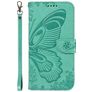 Mobigear Butterfly Samsung Galaxy S25 Ultra Hoesje Bookcase Portemonnee - Groen