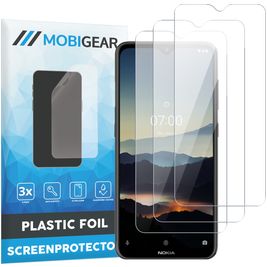 Mobigear Nokia 7.2 Screenprotector Folie - Case Friendly (3-Pack)