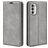 Mobigear Retro Slim Motorola Moto G82 Hoesje Bookcase Portemonnee - Grijs