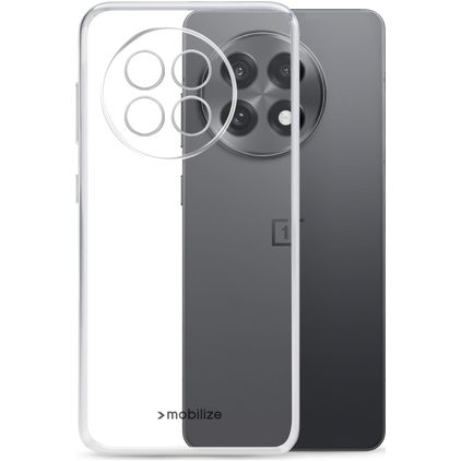 Mobilize Gelly Case Doorzichtig OnePlus 13R Hoesje Flexibel TPU Backcover - Transparant
