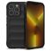 Mobigear Bumpy iPhone 14 Pro Hoesje Flexibel TPU Backcover - Zwart