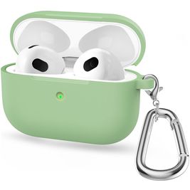 Mobigear Classic Apple AirPods 3 Hoesje Flexibel Siliconen - Mint