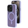 Mobiparts Hardcover iPhone 15 Pro MagSafe Hoesje Hardcase Backcover - Satin Lila