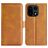 Mobigear Slim Magnet OnePlus 15 Hoesje Bookcase Portemonnee - Cognac