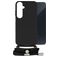 Mobilize Lanyard Gelly Samsung Galaxy A35 Flexibel TPU Hoesje met koord - Zwart