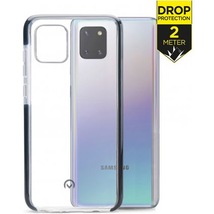 Mobilize Shatterproof Samsung Galaxy Note 10 Lite Hoesje Hardcase Backcover Shockproof - Transparant / Zwart