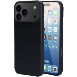 Mobiparts Classic iPhone 17 Pro Max Hoesje Flexibel TPU Backcover - Zwart