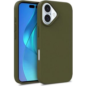 Mobigear Bio iPhone 16 Plus Hoesje Eco Friendly Backcover - Groen
