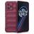 Mobigear Bumpy Realme 9 Pro Plus Hoesje Flexibel TPU Backcover - Bordeaux Rood