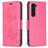 Mobigear Butterfly Samsung Galaxy S24 Plus Hoesje Bookcase Portemonnee - Rood