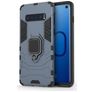 Mobigear Armor Ring Samsung Galaxy S10 Hoesje Hardcase Backcover Shockproof met Ringhouder - Marineblauw