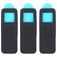 Mobigear Square Webcam Cover Privacy Schuifje - Zwart - 3-Pack (3-Pack)