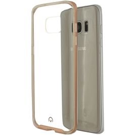 Mobilize Gelly Plus Samsung Galaxy S7 Edge Hoesje Flexibel TPU Backcover - Transparant / Roségoud