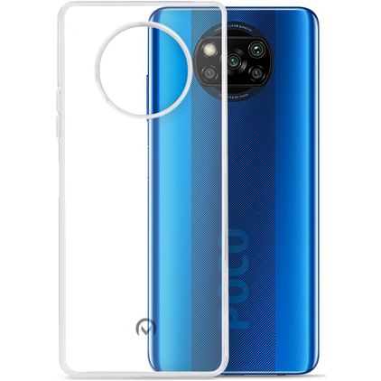 Mobilize Gelly Doorzichtig POCO X3 Pro Hoesje Flexibel TPU Backcover - Transparant