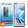 Mobigear Premium Xiaomi Redmi Note 12 Pro 5G Glazen Screenprotector - Case Friendly - Zwart (3-Pack)