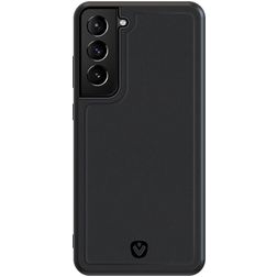 Valenta Snap Samsung Galaxy S21 Plus Hoesje Echt Leer Backcover - Zwart