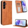 Mobigear Sensation Samsung Galaxy A35 Hoesje Bookcase Portemonnee - Bruin