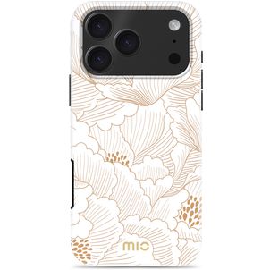 MIO iPhone 17 Pro Max MagSafe Hoesje Hardcase Backcover - White Roses