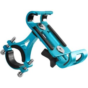Mobigear Alloy Fixing Telefoonhouder Fiets / Motor Fietsstuur Bevestiging Klem Universeel OnePlus Nord CE5 - Blauw
