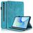Mobigear Tree Samsung Galaxy Tab S10 FE Plus Hoes Bookcase + Stylus Houder - Blauw