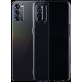 Mobigear Ultra Thin Doorzichtig OPPO Reno 4 Hoesje Flexibel TPU Extra Dun Backcover - Transparant
