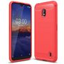 Mobigear Brushed Slim Nokia 2.2 Hoesje Flexibel TPU Backcover - Rood