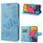 Mobigear Butterfly Samsung Galaxy M53 Hoesje Bookcase Portemonnee - Blauw