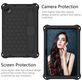 Mobigear HexStrap Samsung Galaxy Tab A9 Plus (2023) Hoes EVA Schuim Backcover + Schouderband - Zwart