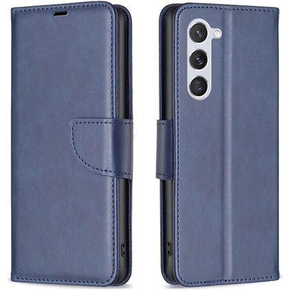 Mobigear Excellent Samsung Galaxy S25 Hoesje Bookcase Portemonnee - Blauw